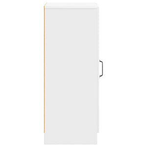 Hochglanz Weißes Sideboard 33x34,5x87cm