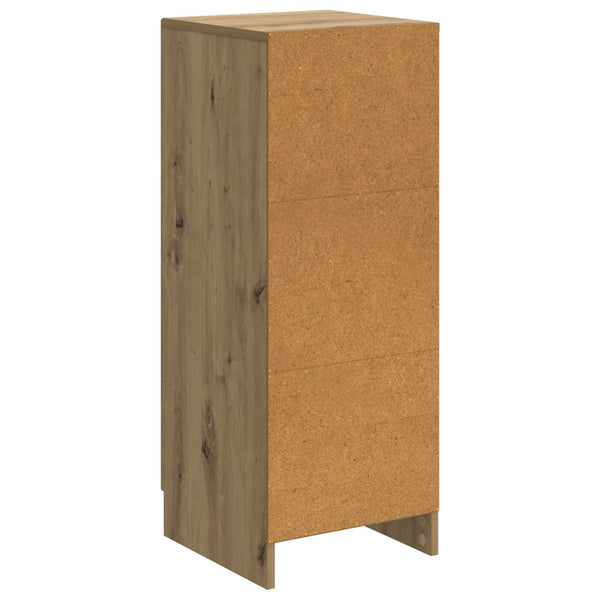 vidaXL Buffet Chêne artisan 33 x 34,5 x 87 cm Bois d'ingénierie