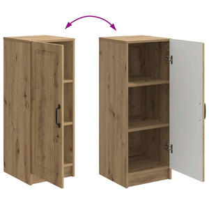 vidaXL Buffet Chêne artisan 33 x 34,5 x 87 cm Bois d'ingénierie