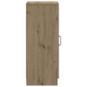 vidaXL Buffet Chêne artisan 33 x 34,5 x 87 cm Bois d'ingénierie