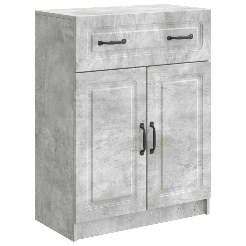 vidaXL Sideboard Concrete Grey 66 x 34.5 x 87 cm Engineered Wood