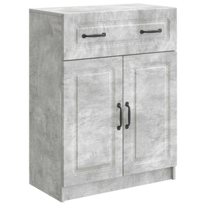 Betongraues Sideboard, 66 cm