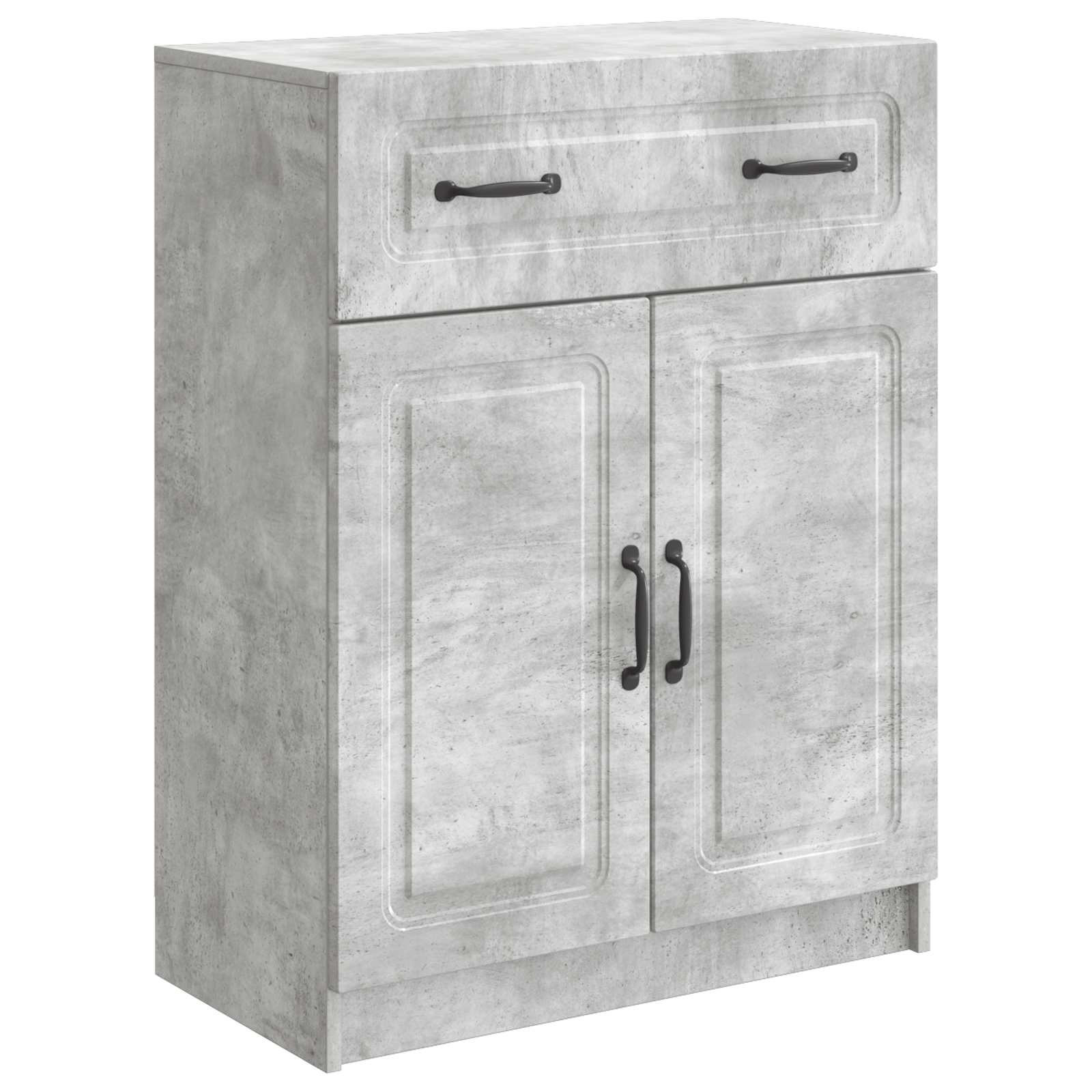 Betongraues Sideboard, 66 cm