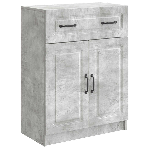 Betongraues Sideboard, 66 cm
