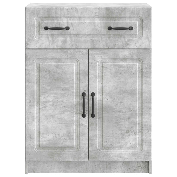 Betongraues Sideboard, 66 cm
