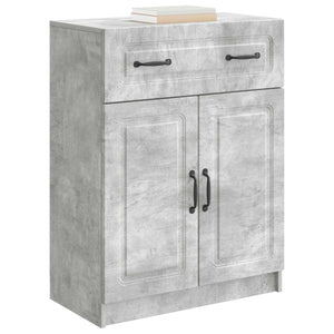 Betongraues Sideboard, 66 cm