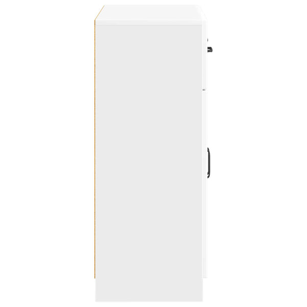 Hochglanz Weißes Sideboard 66x34,5x87cm
