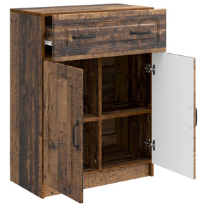 vidaXL Buffet en aggloméré recyclé 66 x 34,5 x 87 cm