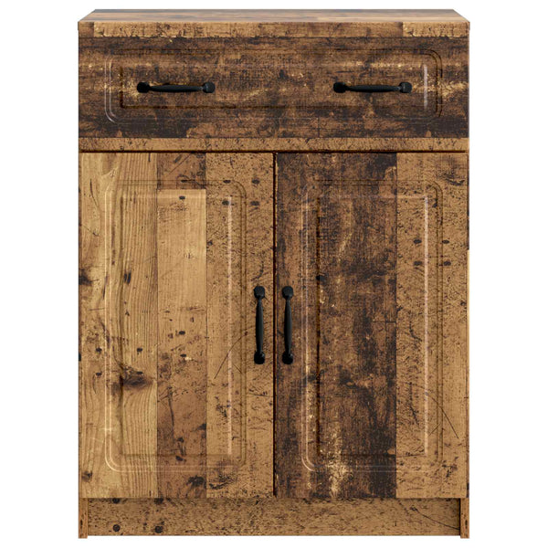 vidaXL Buffet en aggloméré recyclé 66 x 34,5 x 87 cm