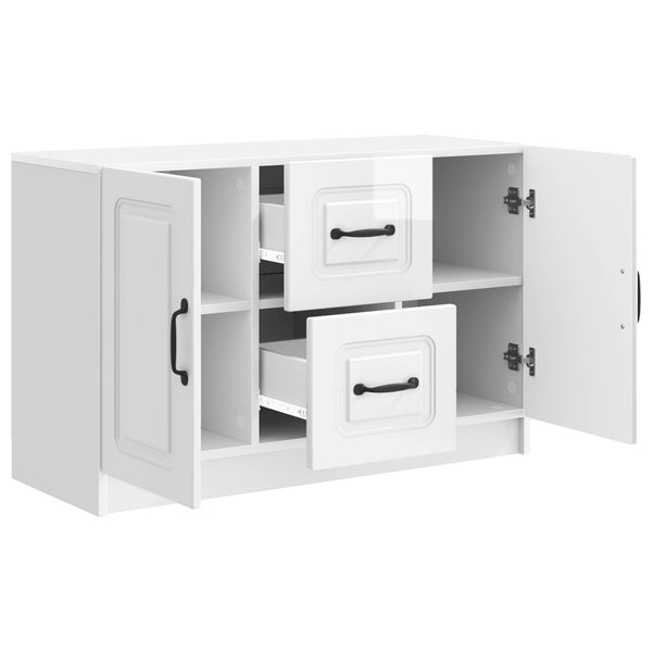 Hochglanz Weißes Sideboard 89 cm