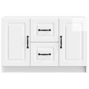 Hochglanz Weißes Sideboard 89 cm