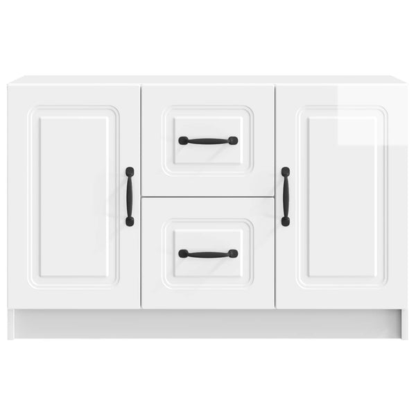Hochglanz Weißes Sideboard 89 cm