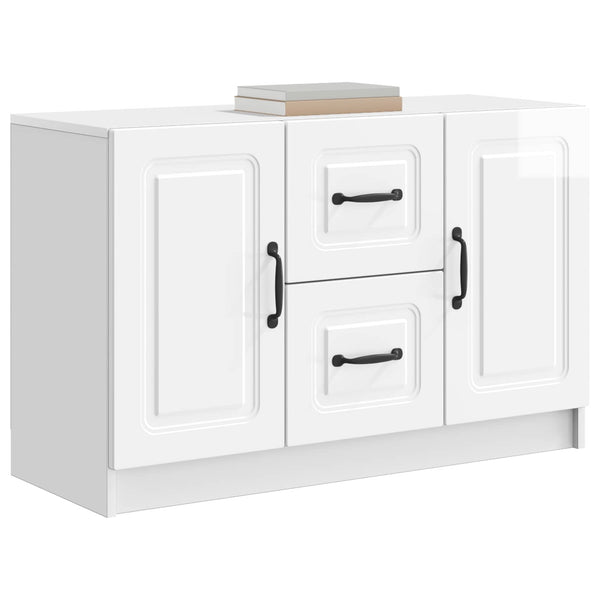 Hochglanz Weißes Sideboard 89 cm
