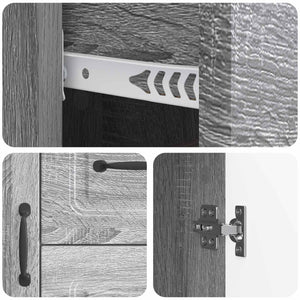 Sideboard Grau Sonoma 89 cm