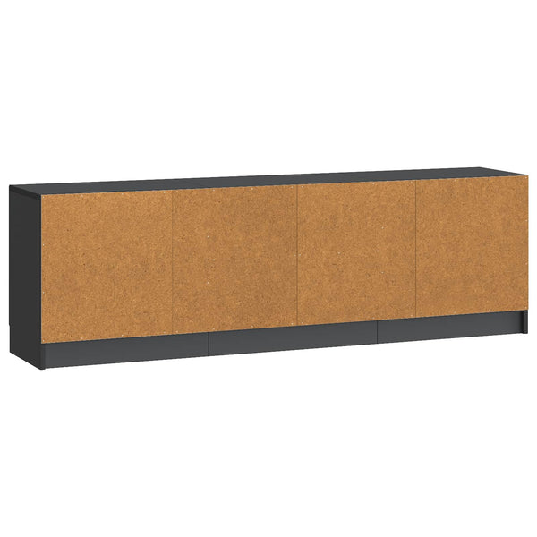Schwarzer TV-Schrank, 150 cm