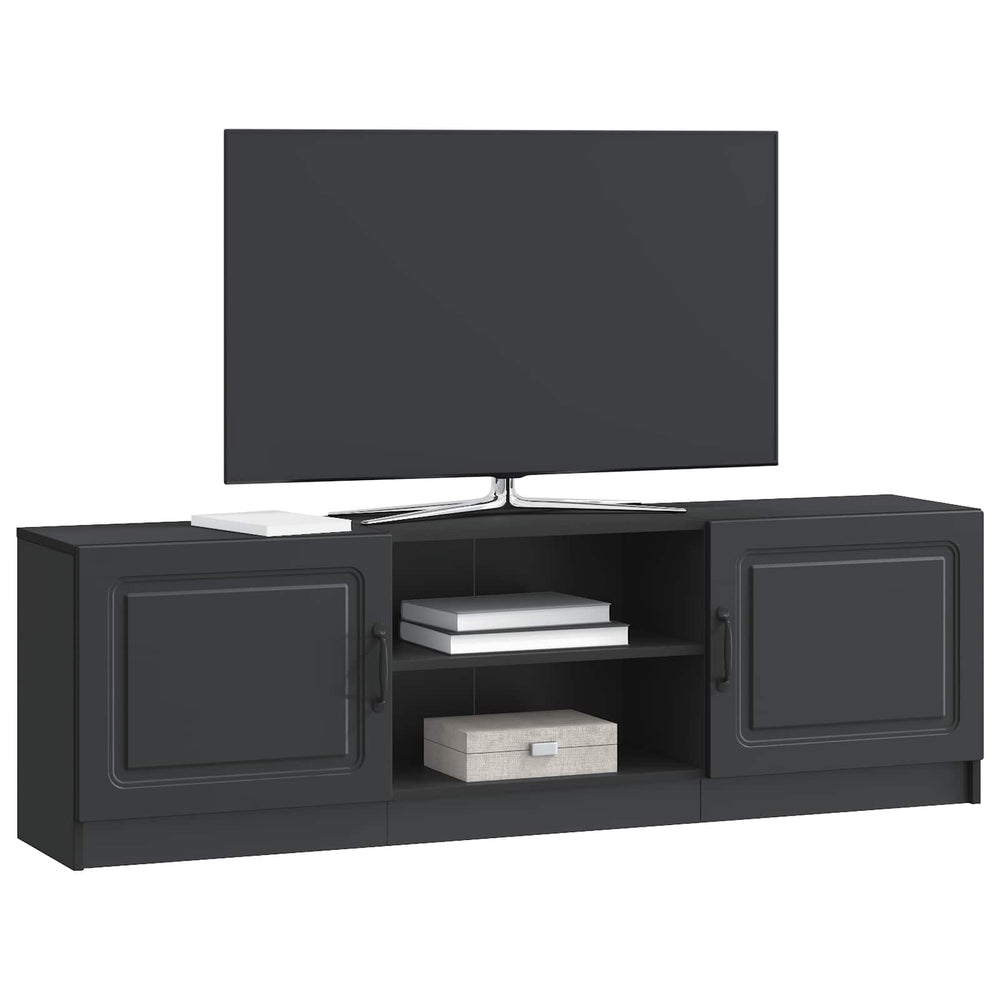 Schwarzer TV-Schrank, 150 cm