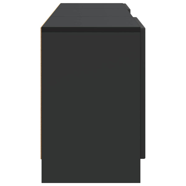 Schwarzer TV-Schrank, 150 cm