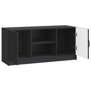 Schwarzer TV-Schrank, 102 cm