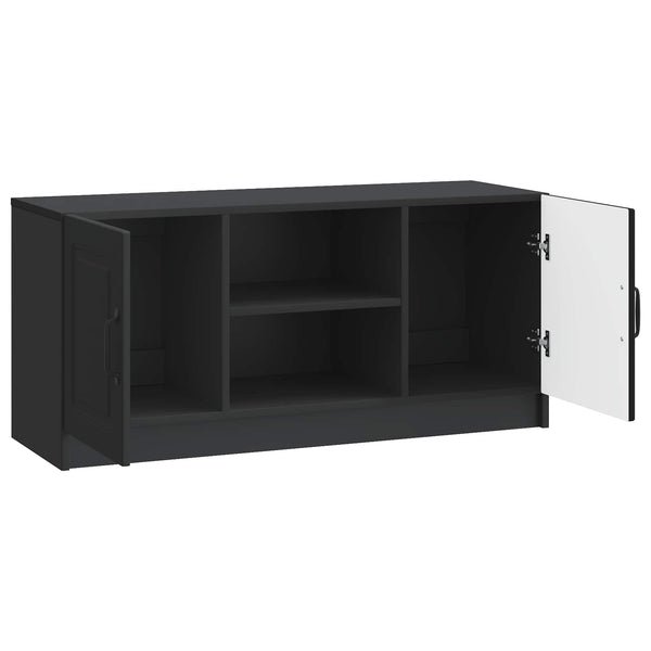 Schwarzer TV-Schrank, 102 cm
