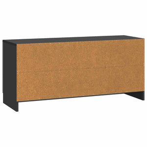 Schwarzer TV-Schrank, 102 cm