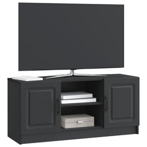 Schwarzer TV-Schrank, 102 cm