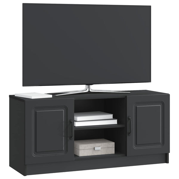 Schwarzer TV-Schrank, 102 cm