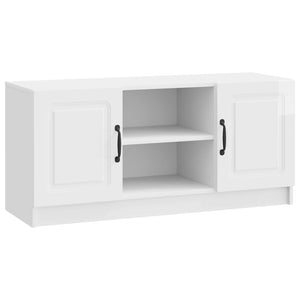 TV-Schrank Hochglanz Weiß 102 cm