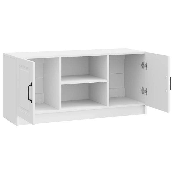 TV-Schrank Hochglanz Weiß 102 cm