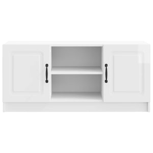 TV-Schrank Hochglanz Weiß 102 cm