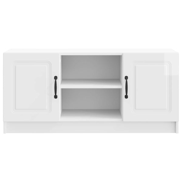 TV-Schrank Hochglanz Weiß 102 cm