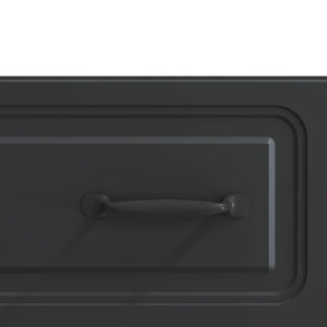 Schwarzer TV-Schrank, 147 cm