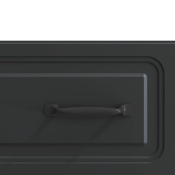 Schwarzer TV-Schrank, 147 cm