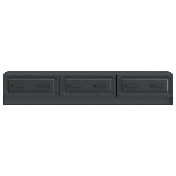 Schwarzer TV-Schrank, 147 cm