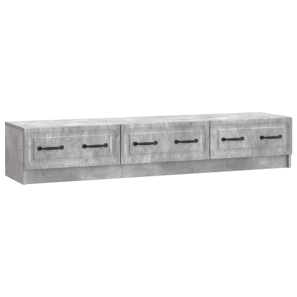 Betongrau TV-Schrank, 147 cm