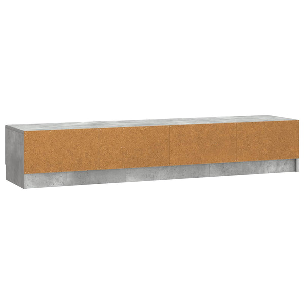 Betongrau TV-Schrank, 147 cm