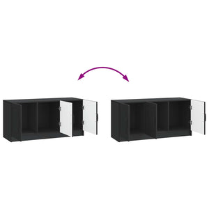 Schwarzer TV-Schrank 99cm