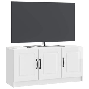 TV-Schrank Weiß Hochglanz, 99 cm