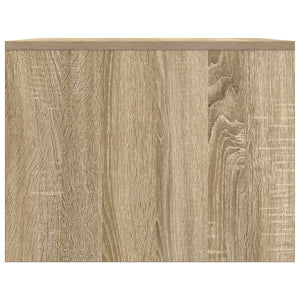 vidaXL Table basse chêne Sonoma 90 x 50 x 37 cm, bois d'ingénierie
