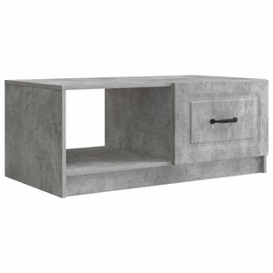 Betongrauer Couchtisch 90x50 cm