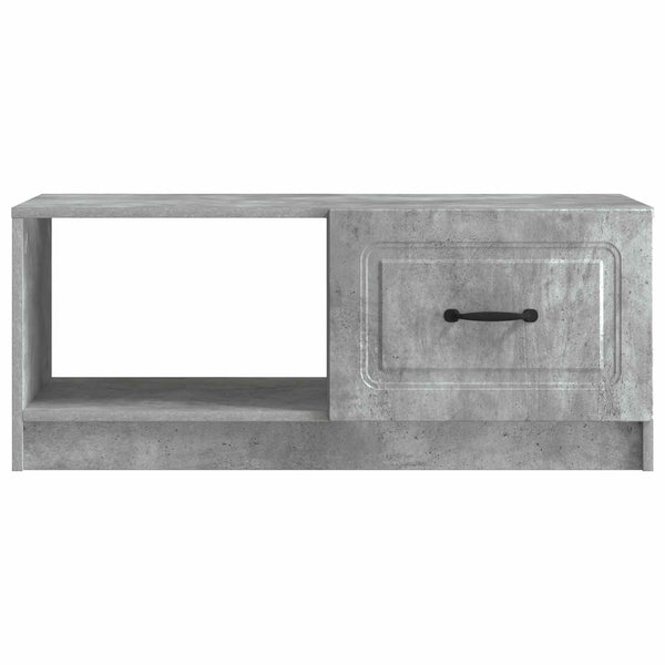 Betongrauer Couchtisch 90x50 cm