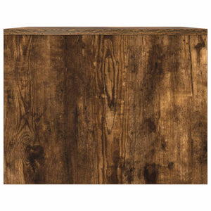 vidaXL Table basse en chêne fumé 90 x 50 x 37 cm Bois d'ingénierie