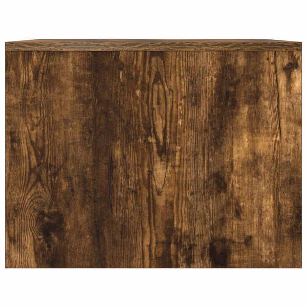 vidaXL Table basse en chêne fumé 90 x 50 x 37 cm Bois d'ingénierie