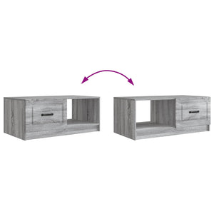 Couchtisch Grau Sonoma 90x50 cm