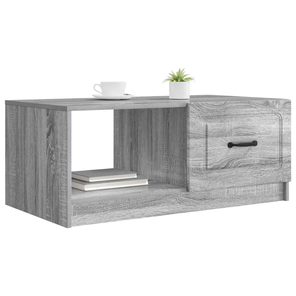 Couchtisch Grau Sonoma 90x50 cm