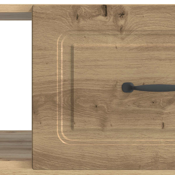 vidaXL Table basse chêne artisan 90 x 50 x 37 cm aggloméré
