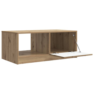 vidaXL Table basse chêne artisan 90 x 50 x 37 cm aggloméré