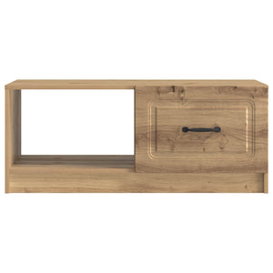vidaXL Table basse chêne artisan 90 x 50 x 37 cm aggloméré