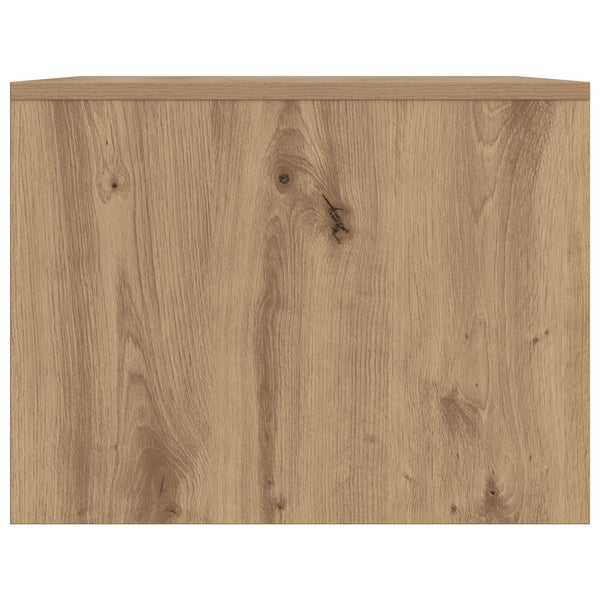 vidaXL Table basse chêne artisan 90 x 50 x 37 cm aggloméré