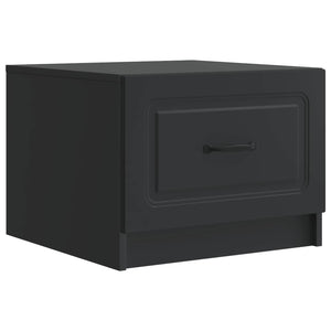 Schwarzer Couchtisch mit Schublade