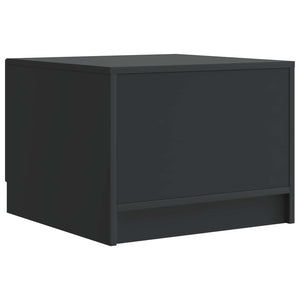 Schwarzer Couchtisch mit Schublade